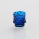 Authentic Vapesoon DT271-B 810 Replacement Drip Tip TFV12 Tank, Goon RDA - Blue, Resin, 17mm