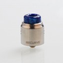 Authentic Wotofo Recurve Dual RDA Rebuildable Dripping Atomizer w/ BF Pin - Silver, Stainless Steel, 24mm Diameter