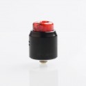 Authentic Wotofo Recurve Dual RDA Rebuildable Dripping Atomizer w/ BF Pin - Black, Stainless Steel, 24mm Diameter