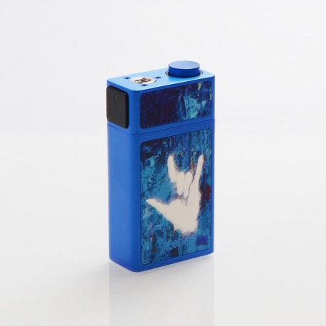 Authentic Uwell Blocks 90W Pump Squonk Box Mod - Sapphire Blue, 1 x 18650, 15ml