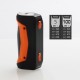 Authentic GeekVape Aegis Solo 100W TC VW Variable Wattage Box Mod - Orange, 5~100W, 1 x 18650