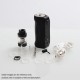 Authentic GeekVape Aegis Solo 100W TC VW Variable Wattage Mod + Tengu RDA Kit - Black, 5~100W, 1 x 18650, 24mm Diameter