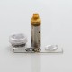 Authentic Cool Vapor Takit Mini Mechanical Mod + BF RDA Kit - Silver, 316 Stainless Steel, 1 x 18350