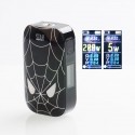 Authentic Cool STAN 200W TC VW Variable Wattage Box Mod - Black, Zinc alloy + PC, 5~200W, 2 x 18650