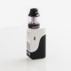 Authentic Asmodus Mini Minikin 50W TC VW Box Mod + Ohmlette Tank Kit - White Black, 5~50W, 1 x 18500, 0.4 Ohm / 0.8 Ohm