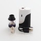 Authentic Asmodus Mini Minikin 50W TC VW Box Mod + Ohmlette Tank Kit - White Black, 5~50W, 1 x 18500, 0.4 Ohm / 0.8 Ohm