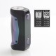 Authentic GeekVape Aegis Solo 100W TC VW Variable Wattage Box Mod - Green, 5~100W, 1 x 18650