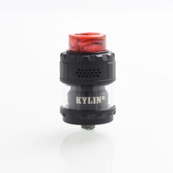 Authentic VandyVape Kylin M Mesh RTA Rebuildable Tank Atomizer - Black, 3ml / 4.5ml, 24mm Diameter