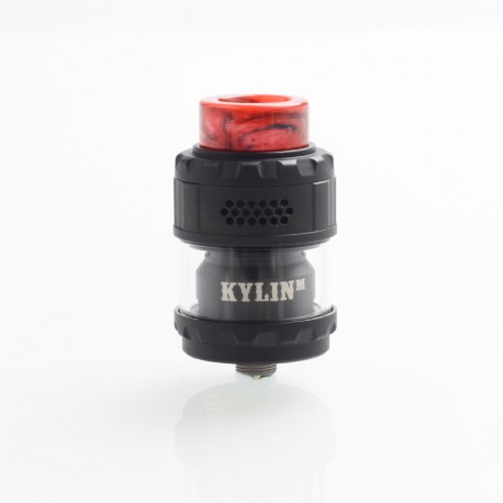 Authentic VandyVape Kylin M Mesh RTA Rebuildable Tank Atomizer - Black, 3ml / 4.5ml, 24mm Diameter