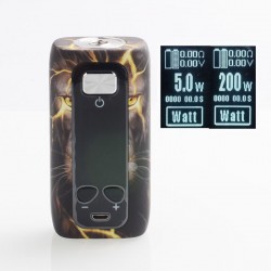 Authentic ThinkVape Thor 200W TC VW Variable Wattage Box Mod - Lion, ABS, 5~200W, 2 x 18650