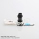 Authentic Ehpro Kelpie RTA Rebuildable Tank Atomizer - Silver, Stainless Steel, 3.5ml, 25mm Diameter