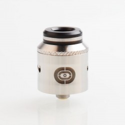 Authentic Augvape Occula RDA Rebuildable Dripping Atomizer w/ BF Pin - Silver, Stainless Steel, 24mm Diameter