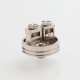 Authentic Augvape Occula RDA Rebuildable Dripping Atomizer w/ BF Pin - Black, Stainless Steel, 24mm Diameter