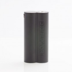 Authentic Digi Lunar Box Mod - Black, ABS, 2 x 18650