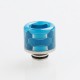 Authentic Vapesoon 510 Drip Tip for RDA / RTA / RDTA / Clearomizer Vape Atomizer - Blue, Resin, 16mm, Glow-in-the-Dark