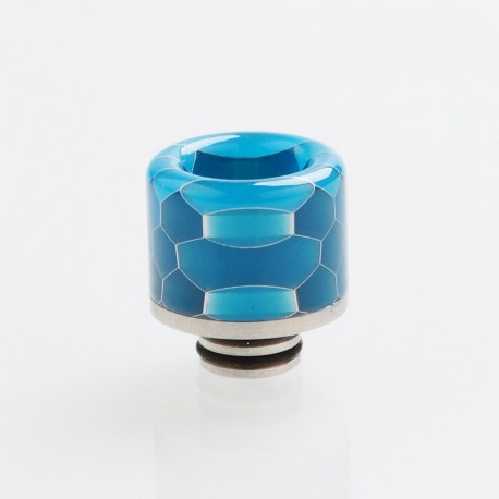 Authentic Vapesoon 510 Drip Tip for RDA / RTA / RDTA / Clearomizer Atomizer - Blue, Resin, 16mm, Glow-in-the-Dark