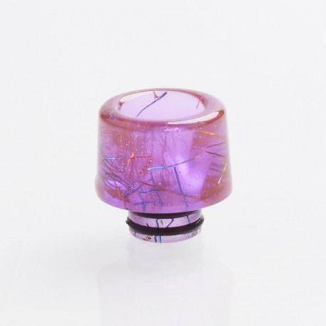 Authentic Vapesoon 510 Drip Tip for RDA / RTA / RDTA / Clearomizer Atomizer - Purple, Resin, 16mm