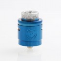 Authentic Hellvape Passage RDA Rebuildable Dripping Atomizer w/ BF Pin - Blue, Stainless Steel, 24mm Diameter