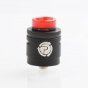 Authentic Hellvape Passage RDA Rebuildable Dripping Atomizer w/ BF Pin - Black, Stainless Steel, 24mm Diameter