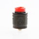 Authentic Hellvape Passage RDA Rebuildable Dripping Atomizer w/ BF Pin - Full Black, Stainless Steel, 24mm Diameter