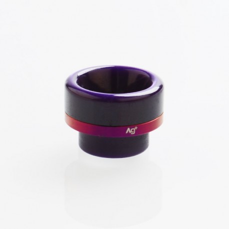 Authentic Hellvape 810 Drip Tip for Passage RDA Atomizer - Purple, Resin, 12.5mm
