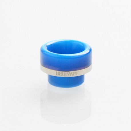Authentic Hellvape 810 Drip Tip for Passage RDA Atomizer - Blue, Resin, 12.5mm