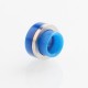 Authentic Hellvape 810 Drip Tip for Passage RDA Atomizer - Blue, Resin, 12.5mm