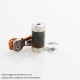 Authentic Ultroner Mini Stick Tube Mechanical Mod - Silver + Blue, SS + Stabilized Wood, 1 x 18350