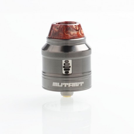 Authentic VandyVape Mutant RDA Rebuildable Dripping Atomizer w/ BF Pin - Gun Metal, Stainless Steel, 25mm Diameter