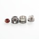 Authentic Vandy Vape Mutant RDA Rebuildable Dripping Atomizer w/ BF Pin - Gun Metal, Stainless Steel, 25mm Diameter