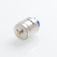 Authentic Hellvape Passage RDA Rebuildable Dripping Atomizer w/ BF Pin - Silver, Stainless Steel, 24mm Diameter