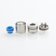 Authentic Hellvape Passage RDA Rebuildable Dripping Atomizer w/ BF Pin - Silver, Stainless Steel, 24mm Diameter