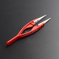 [Ships from Bonded Warehouse] Authentic Coil Father DIY Tool Elastic Tweezers for RDA / RTA / RDTA - Red, Ceramic, 133mm