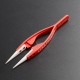 Authentic Coil Father Vape DIY Tool Elastic Tweezers for RDA / RTA / RDTA Atomizer - Red, Ceramic, 133mm