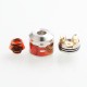 Authentic Aleader Rocket RDA Rebuildable Dripping Atomizer - Orange, SS + Resin, 24mm Diameter