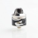 Authentic Aleader Rocket RDA Rebuildable Dripping Atomizer - Black, SS + Resin, 24mm Diameter