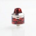 Authentic Aleader Rocket RDA Rebuildable Dripping Atomizer - Red, SS + Resin, 24mm Diameter