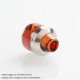 Authentic Aleader Rocket RDA Rebuildable Dripping Atomizer - Red, SS + Resin, 24mm Diameter