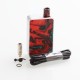 Authentic Asvape Micro 1100mAh 30W VW Variable Wattage Pod System Starter Kit - Red, 5~30W, 2ml, 0.5 / 1.0ohm