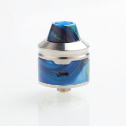 Authentic Aleader Rocket RDA Rebuildable Dripping Atomizer - Blue, SS + Resin, 24mm Diameter