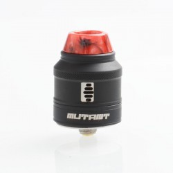 Authentic VandyVape Mutant RDA Rebuildable Dripping Atomizer w/ BF Pin - Black, Stainless Steel, 25mm Diameter