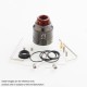 Authentic Vandy Vape Mutant RDA Rebuildable Dripping Atomizer w/ BF Pin - Black, Stainless Steel, 25mm Diameter