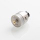 Authentic Gas Mods HALA RDTA Rebuildable Dripping Tank Atomizer w/ BF Pin - Silver, Stainless Steel, 22mm