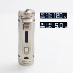 Authentic Ehpro Cold Steel 100 120W TC VW Variable Wattage Box MOD - Grey, 5~120W, 1 x 18650 / 20700 / 21700