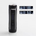 Authentic Ehpro Cold Steel 100 120W TC VW Variable Wattage Box MOD - Black, 5~120W, 1 x 18650 / 20700 / 21700