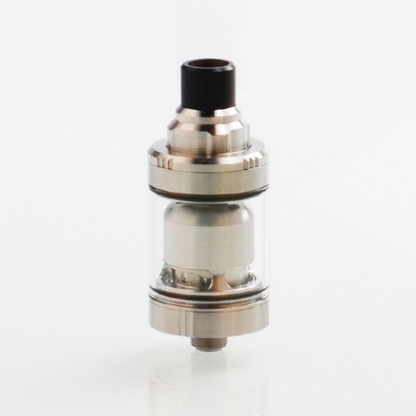 Authentic Ambition-Mods GATE MTL RTA Rebuildable Tank Atomizer - Silver, 316 Stainless Steel, 2ml, 22mm Diameter