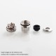 Authentic Oumier Bulk RTA Rebuildable Tank Atomizer - Black, Stainless Steel, 6.5ml, 28mm Diameter