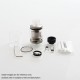 Authentic Oumier Bulk RTA Rebuildable Tank Atomizer - Black, Stainless Steel, 6.5ml, 28mm Diameter