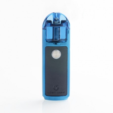 Authentic LostVape Lyra 1000mAh 20W Pod System Starter Kit - Blue, PU Leather, 2ml, 1.4ohm