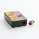 Authentic Asvape Micro 1100mAh 30W VW Variable Wattage Pod System Starter Kit - Yellow, 5~30W, 2ml, 0.5 / 1.0ohm